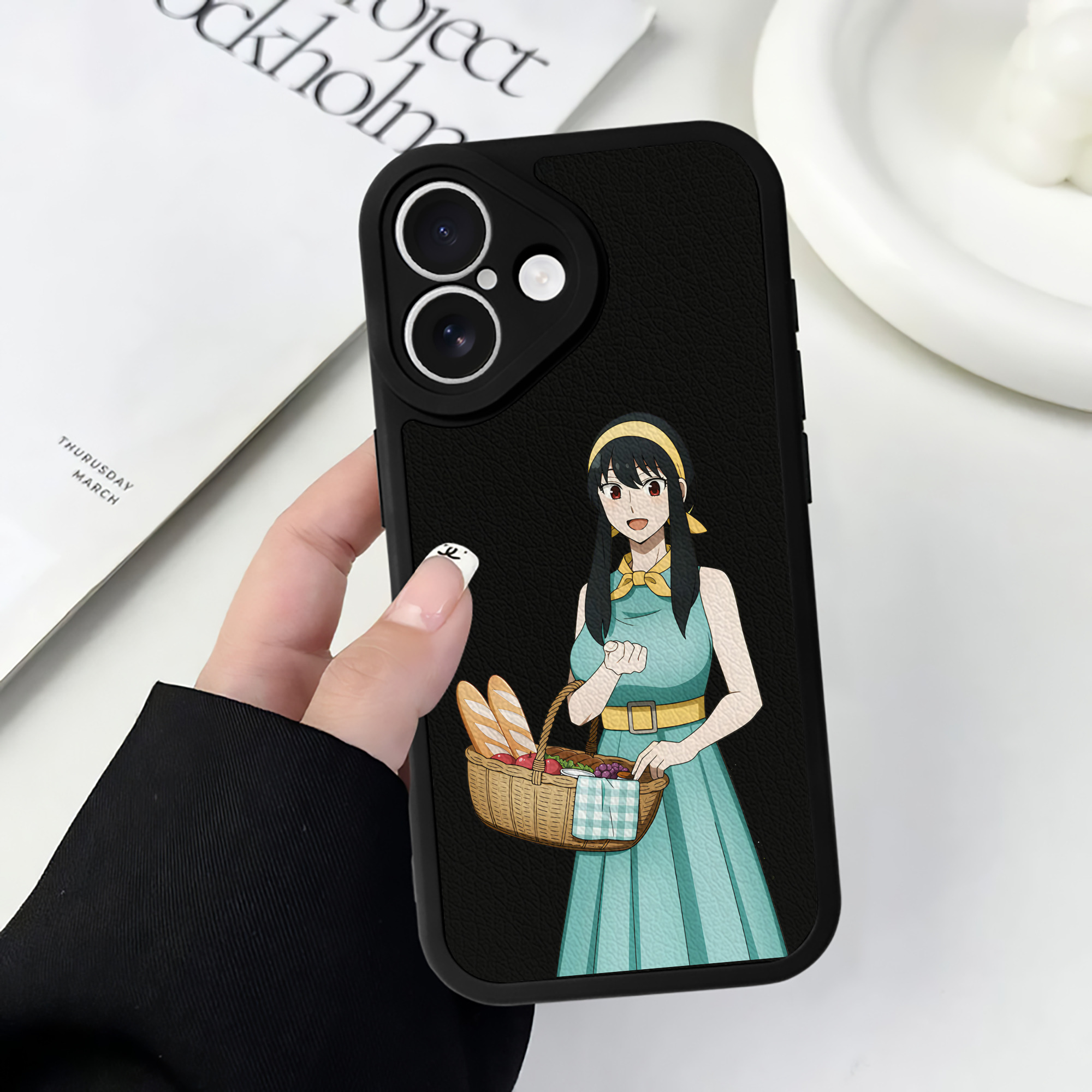 （画像用） SPY×FAMILY间谍家家酒 【iPhone 16シリーズ対応】シリコンスマホケース（レザー調） 材質：シリコン